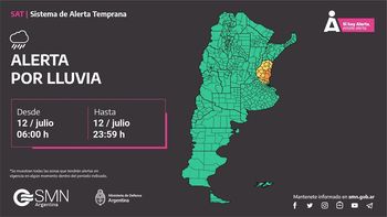 Asi se ubicaron las tormenas en el sur de Entre Ríos y norte de PBA que tocan el AMBA Asi se ubicaron las tormenas en el sur de Entre Ríos y norte de PBA que tocan el AMBA