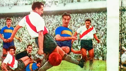 El primer festejo de River Plate en La Bombonera
