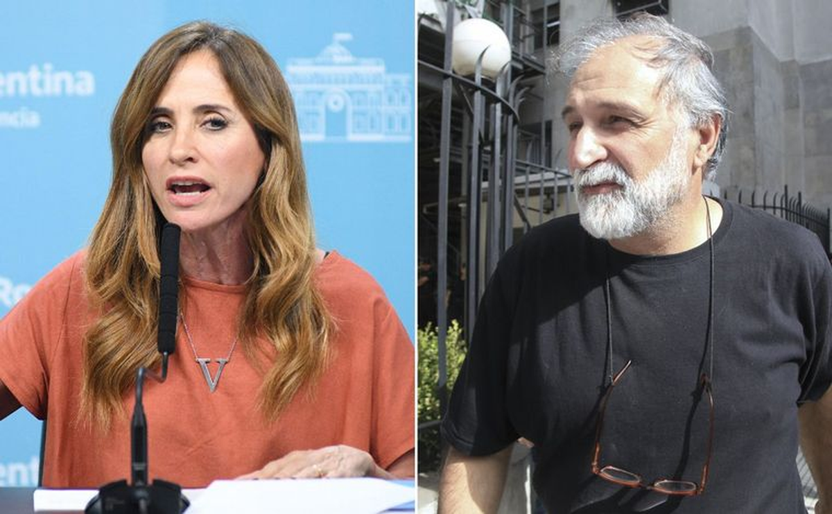 Tensión entre piqueteros y la ministra Victoria Tolosa Paz.
