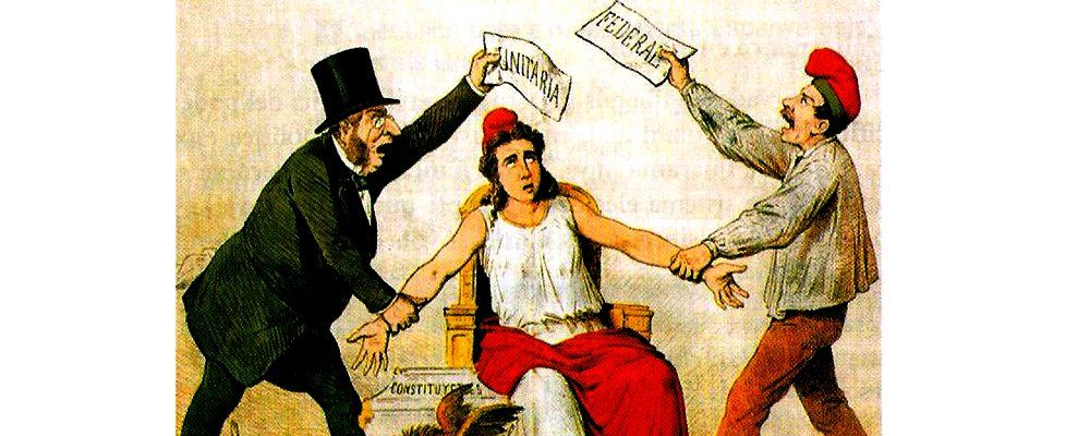 Unitarios vs. Federales: Una versión siglo 21, en la red Twitter