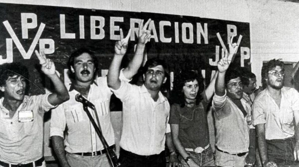 Patricia Bullrich durante un acto de la Juventud Peronista. Patricia Bullrich durante un acto de la Juventud Peronista. 