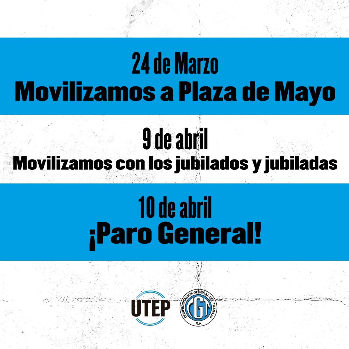Triple convocatoria de UTEP. Triple convocatoria de UTEP.