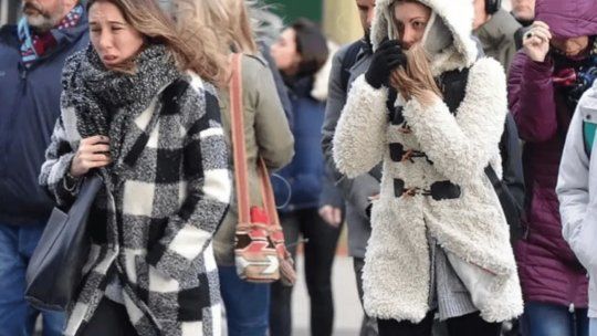 AMBA: sensaciones térmicas bajo 0 luego del feriado del Día del Trabajador