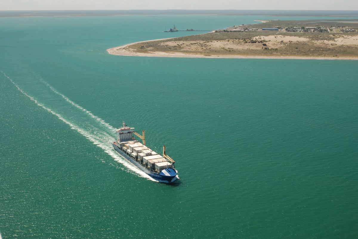 Punta Villarino, en Argentina. Punta Villarino, en Argentina.