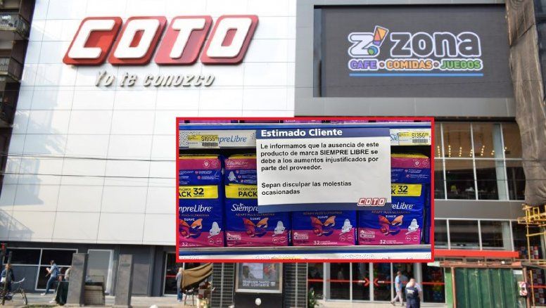 Coto se suma a Carrefour y protesta en góndola: Los carteles