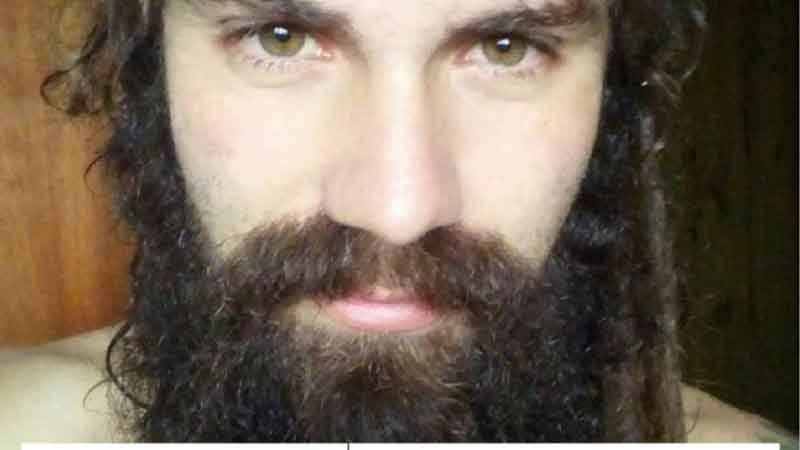Santiago Maldonado, desaparecido desde el 01/08/2017 en Chubut.