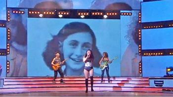 Polémica por la utilización errónea de la imagen de Ana Frank en ShowMatch, programa que conduce Marcelo Tinelli. (Foto: Radio Rivadavia). Polémica por la utilización errónea de la imagen de Ana Frank en ShowMatch, programa que conduce Marcelo Tinelli. (Foto: Radio Rivadavia).