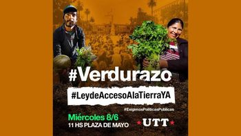En medio de una aceleración inflacionaria, pérdida del salario real y una constante suba de precios de los alimentos, la UTT realiza un nuevo verdurazo. En medio de una aceleración inflacionaria, pérdida del salario real y una constante suba de precios de los alimentos, la UTT realiza un nuevo verdurazo.