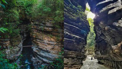 Un pasadizo oculto en medio de la selva en Argentina