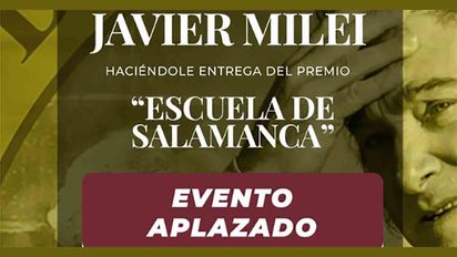 Javier Milei no viajará a España por el