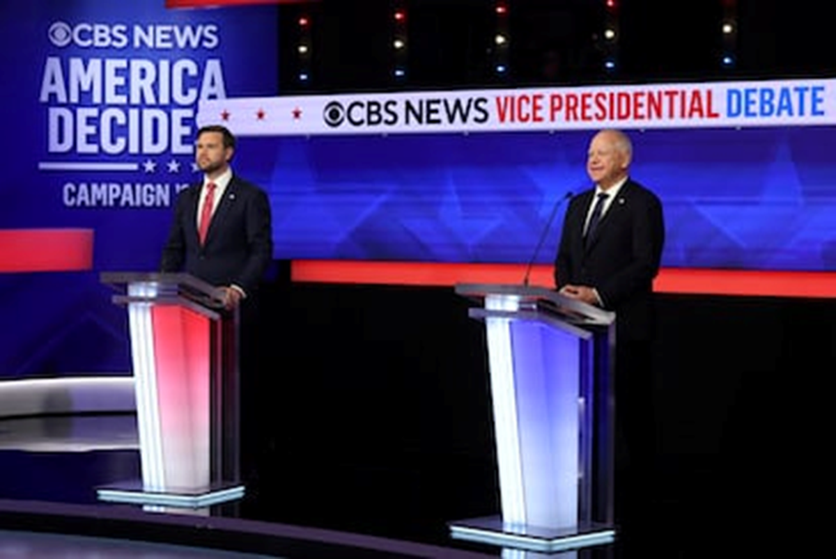 Tim Walz y J. D. Vance, candidatos a vicepresidentes de USA Tim Walz y J. D. Vance, candidatos a vicepresidentes de USA