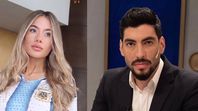 Facundo Moyano y su novia Candela.