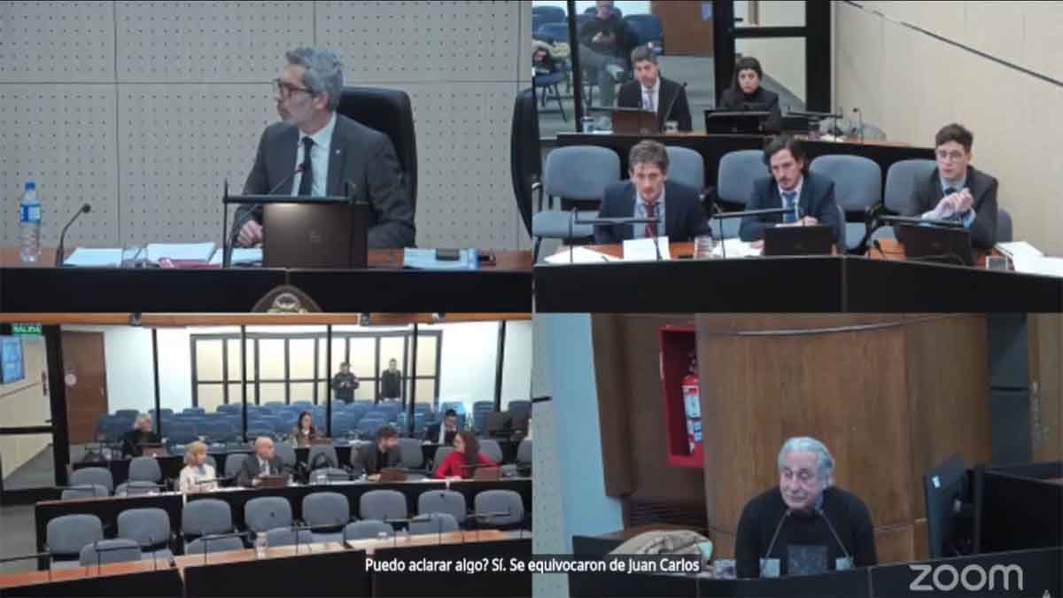 El testigo equivocado en plena audiencia de la causa Cuadernos (Foto: Captura de Video)