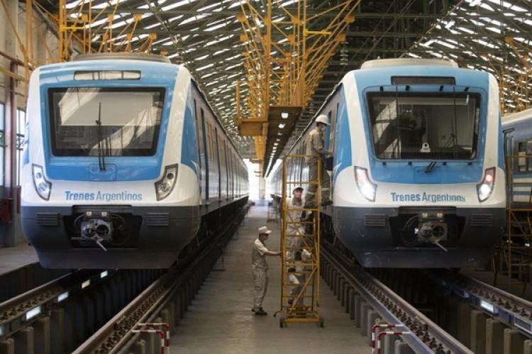 Material rodante chino en Trenes Argentinos