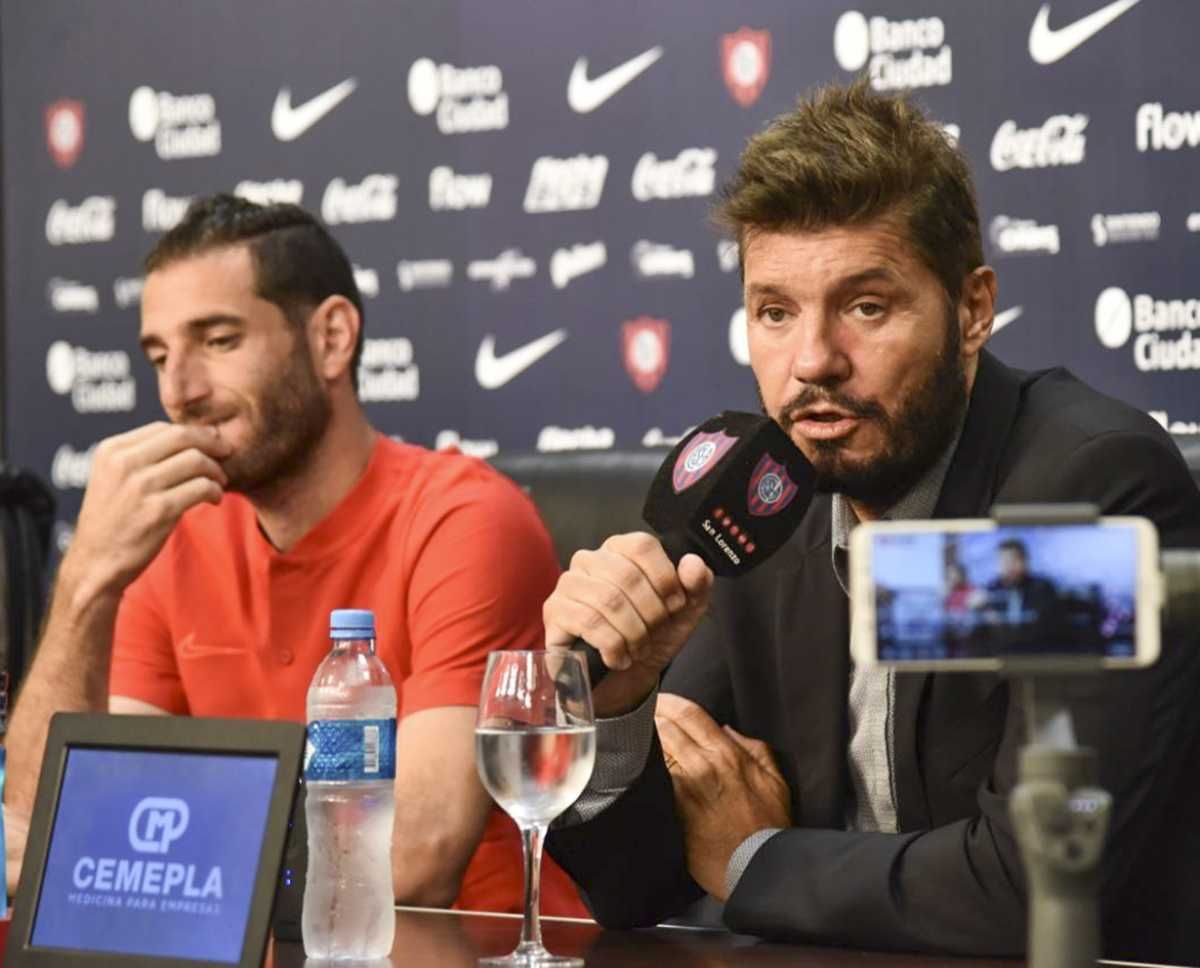 En 2020, Ignacio Piatti era presentado como refuerzo de San Lorenzo por el entonces presidente, Marcelo Tinelli En 2020, Ignacio Piatti era presentado como refuerzo de San Lorenzo por el entonces presidente, Marcelo Tinelli