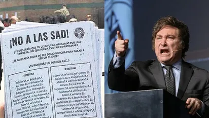 Javier Milei vs clubes de fútbol: ¿SAD o asociaciones civiles?