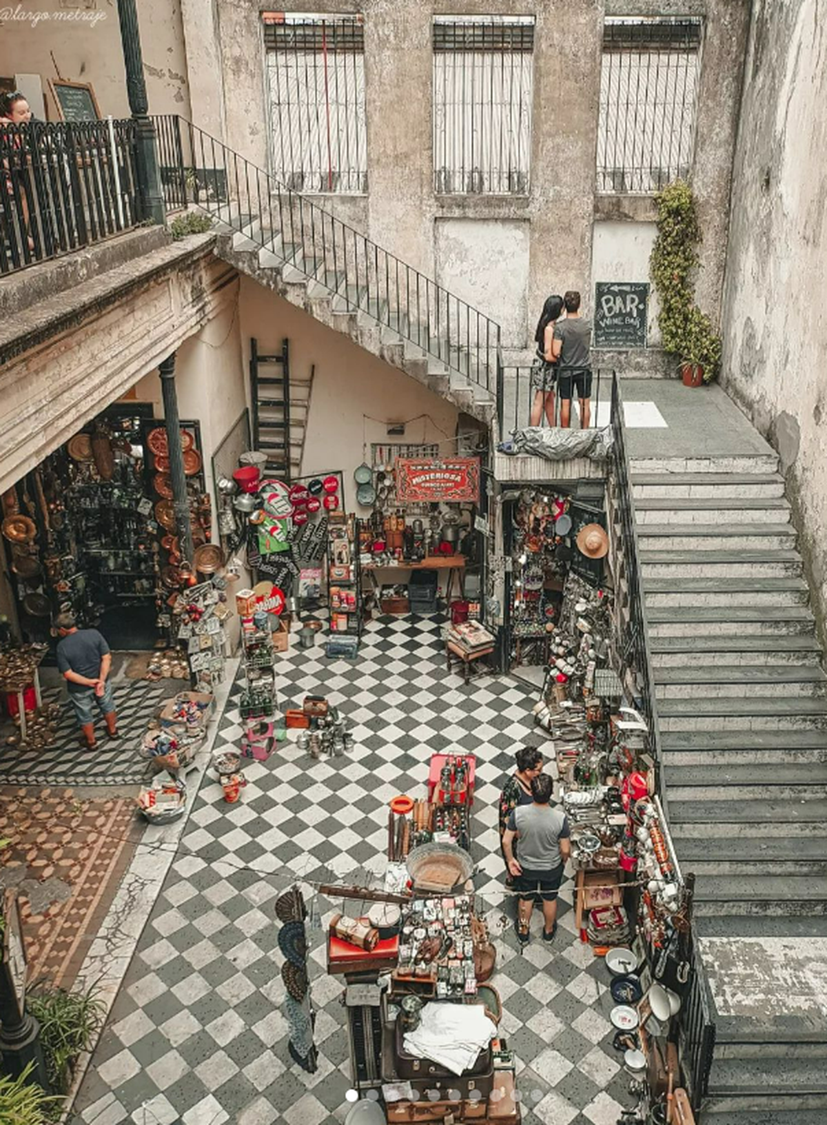Casa Ezeiza es uno de los atractivos más elegidos por el turismo en San Telmo. Foto: largo.metraje
