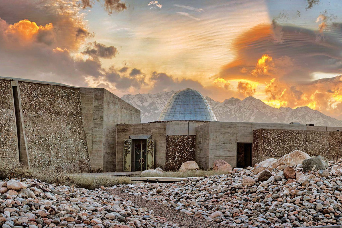 La bodega Zuccardi fue construida con elementos naturales. Foto: Zuccardi Wines