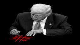 Donald Trump jugando al tateti con Irán.