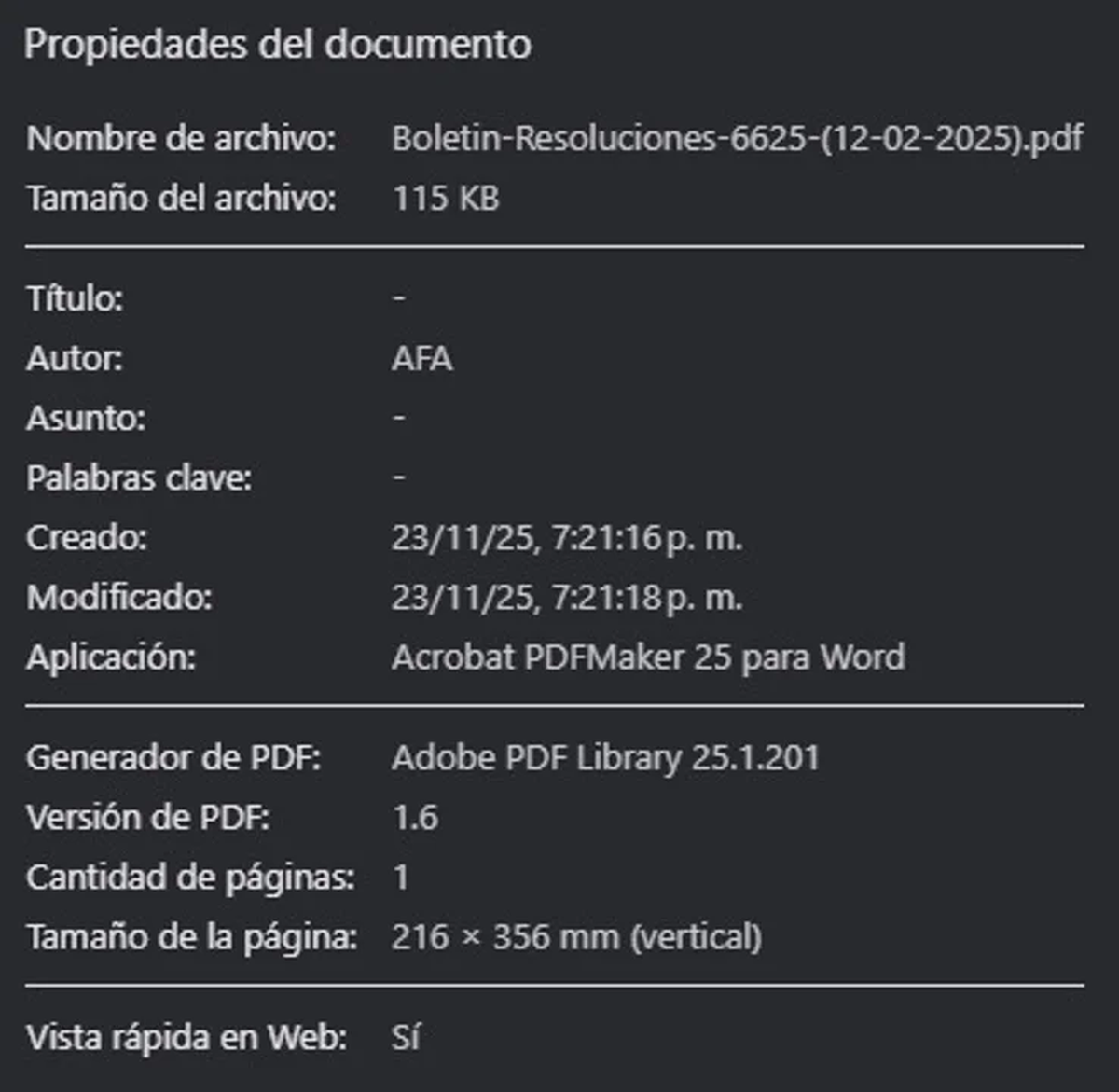Prueba documental aportada por Noticias Argentinas. Prueba documental aportada por Noticias Argentinas.