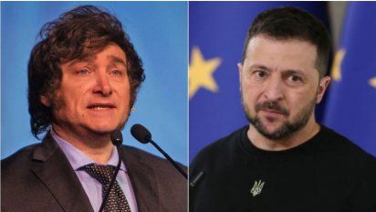 Volodymyr Zelensky viene a la asunción de Milei