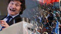 Javier Milei y el pulso de la calle. Javier Milei y el pulso de la calle.