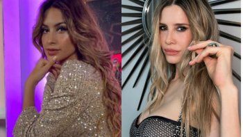 Guille Valdés, ex, y Milett Figueroa, actual de Tinelli. Guille Valdés, ex, y Milett Figueroa, actual de Tinelli.