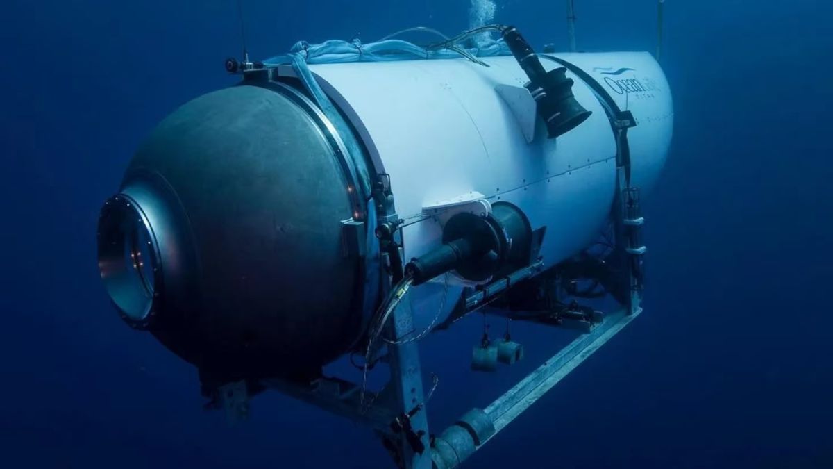 El submarino "Titan" (Foto: Instagram/OceanGate). El submarino "Titan" (Foto: Instagram/OceanGate).