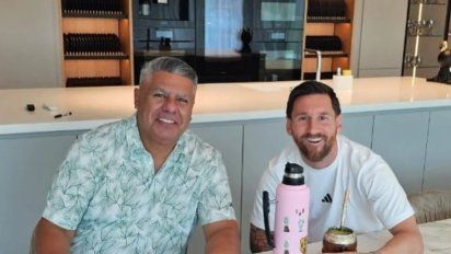 Todos hablan de Chiqui Tapia por la foto que subió con Lionel Messi