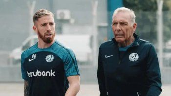 Iker Muniain y Miguel Ángel Russo Iker Muniain y Miguel Ángel Russo