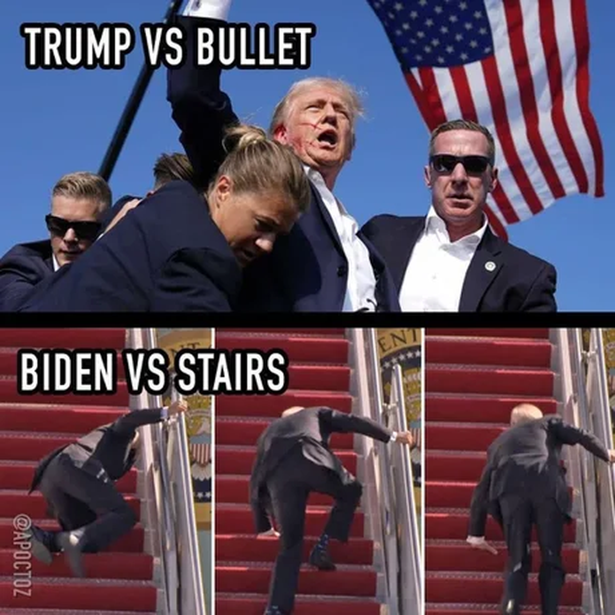 Trump vs Biden, omnipresentes en la red el 14/7 Trump vs Biden, omnipresentes en la red el 14/7