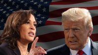 Kamala Harris, ex vicepresidenta durante la gestión de Biden, y Donald Trump, actual presidente de Estados Unidos. Kamala Harris, ex vicepresidenta durante la gestión de Biden, y Donald Trump, actual presidente de Estados Unidos.