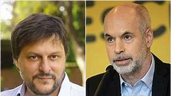 Leandro Santoro y Rodríguez Larreta Leandro Santoro y Rodríguez Larreta