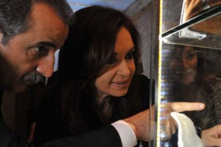 Guillermo Moreno y Cristina Fernández.