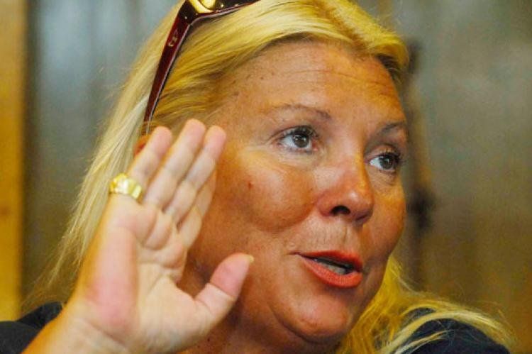 Elisa Carrió; Timerman es un traidor y un obsecuente.