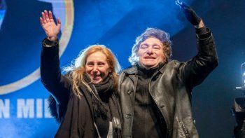 Javier Milei con Karina Milei, su hermana. Javier Milei con Karina Milei, su hermana.