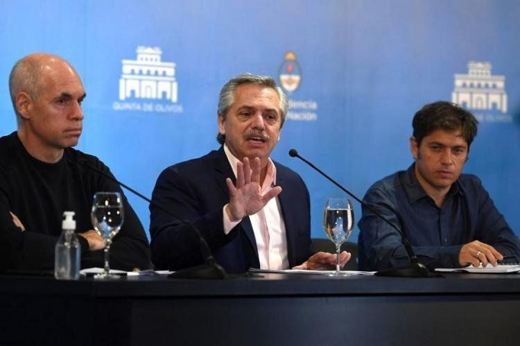 Algunos leyeron las declaraciones de Alberto Fernández y Axel Kicillof no sólo como un mensaje a la oposición más radicalizada sino también al resto de gobernadores, intendentes y jefe de Gobierno porteño.