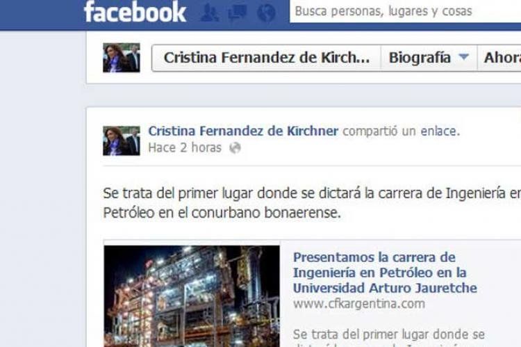 El comentario de Cristina en Facebook, después del choque en Castelar.