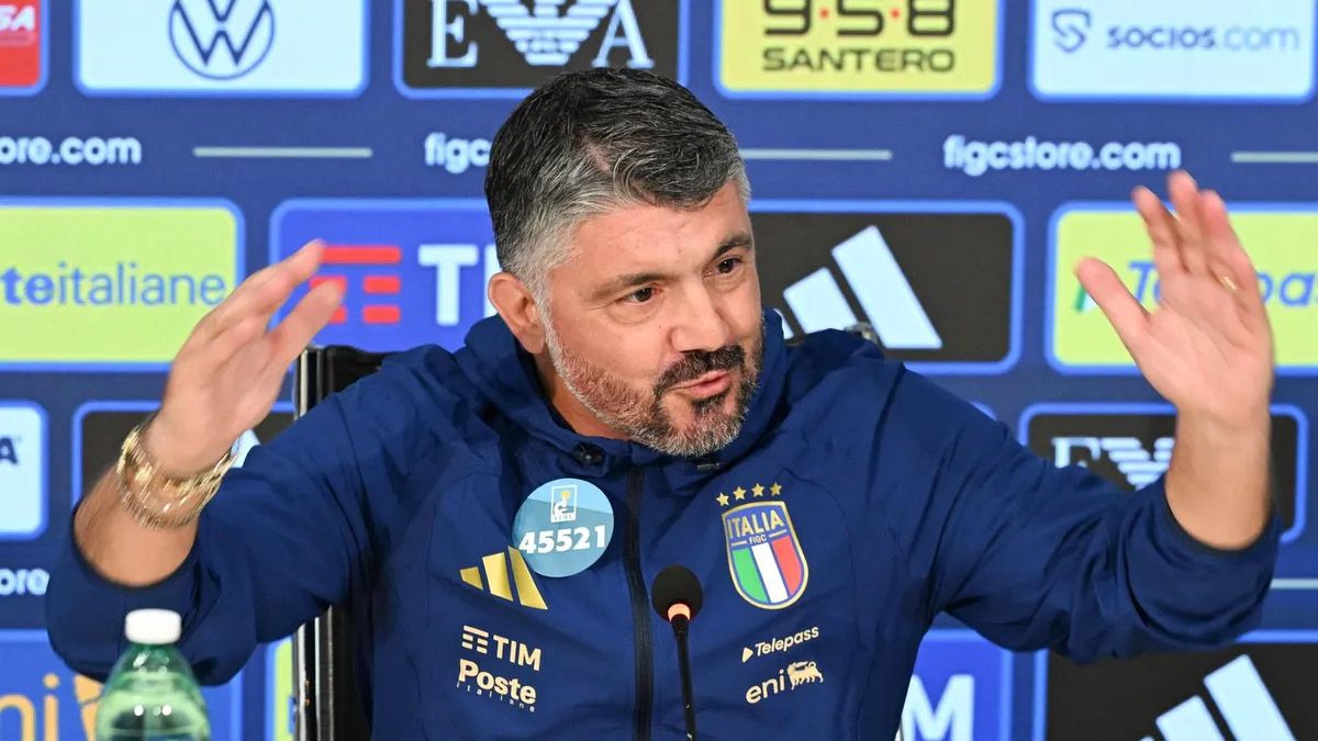 Gennaro Gattuso, técnico de Italia, explotó contra Sudamérica por el otorgamiento de cupos que entrega la Conmebol para el Mundial 2026: “Son cerrados”. Gennaro Gattuso, técnico de Italia, explotó contra Sudamérica por el otorgamiento de cupos que entrega la Conmebol para el Mundial 2026: “Son cerrados”.