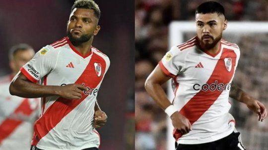 Miguel Borja, Paulo Díaz y Colidio en el foco en River Miguel Borja, Paulo Díaz y Colidio en el foco en River