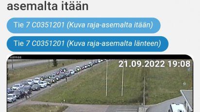 Frontera Finlandia-Rusia: Largas colas de más de 35 kilómetros