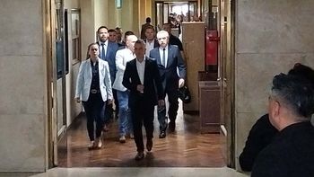 Alberto Fernández al llegar a los tribunales de Comodoro Py para declarar en la causa de los seguros. Alberto Fernández al llegar a los tribunales de Comodoro Py para declarar en la causa de los seguros.