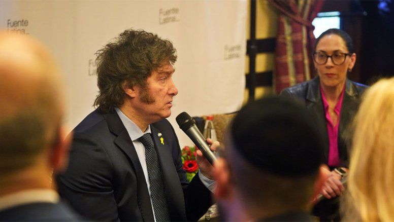 Javier Milei en Nir Oz: 