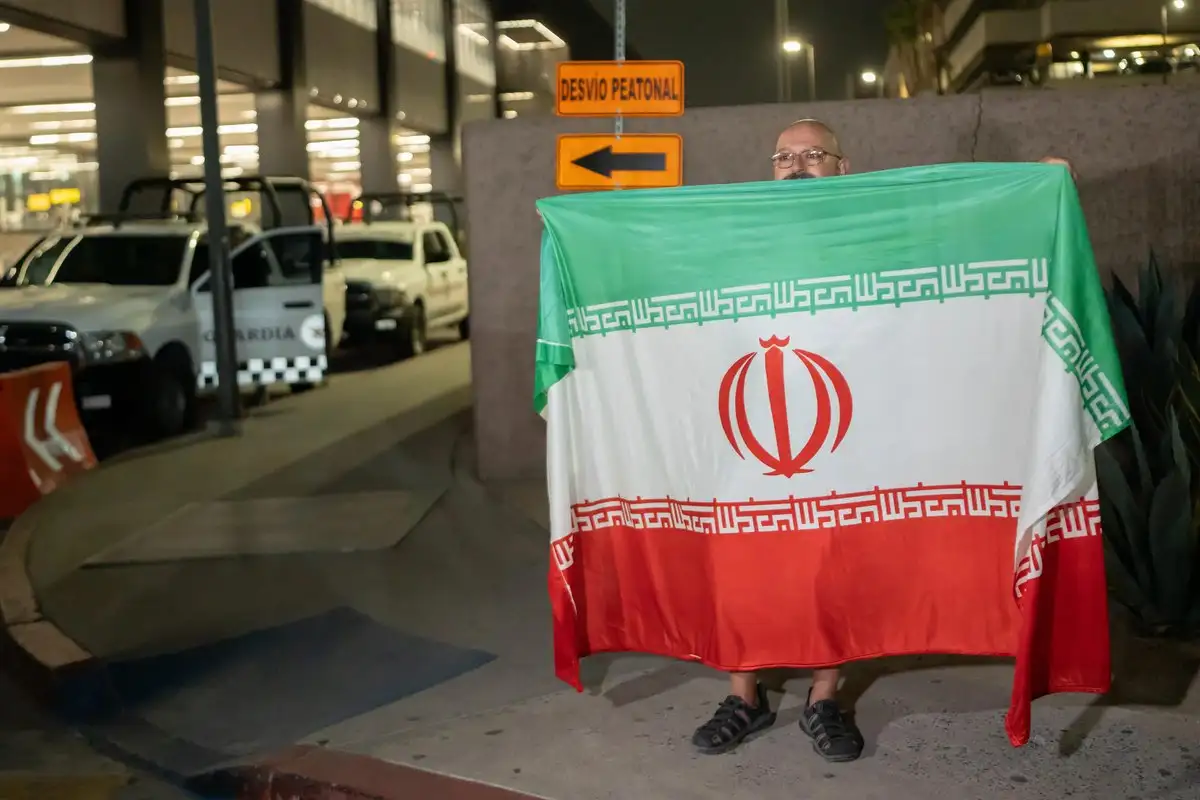 Fan de Irán en Tijuana, México. Fan de Irán en Tijuana, México.