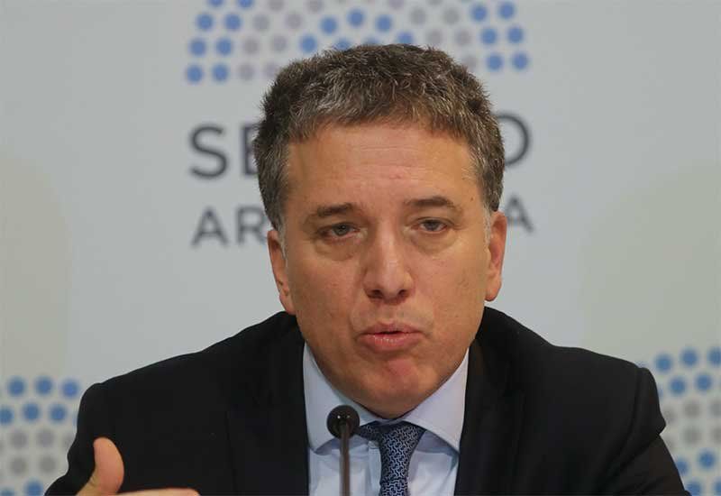 Nicolás Dujovne, el martes en el Congreso para dar detalles del acuerdo que firmó el Gobierno con el Fondo Monetario Internacional (FMI) ante la Comisión Bicameral de control de la deuda externa. Foto NA.