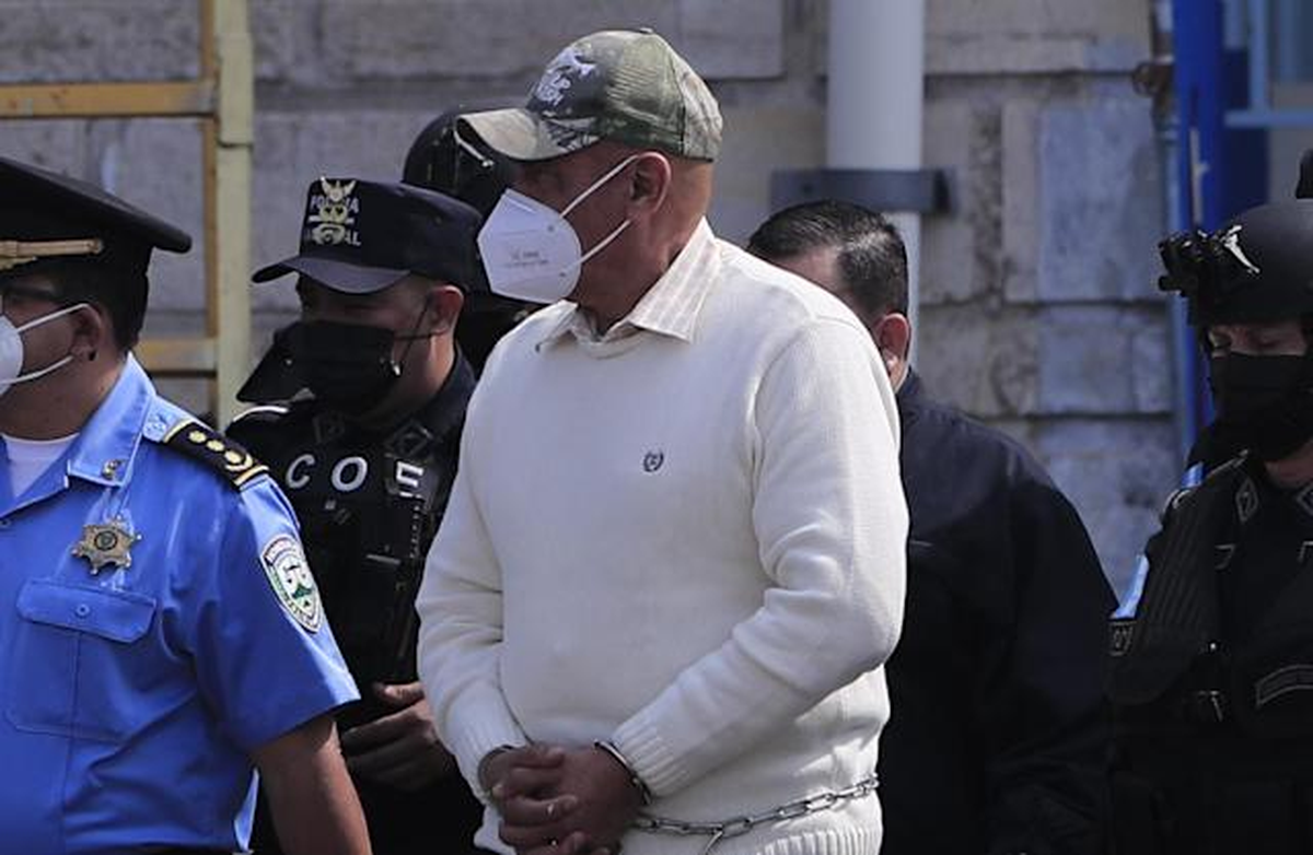 Juan Carlos Bonilla, ex jefe de la policía de Honduras acusado de narcotráfico en USA.