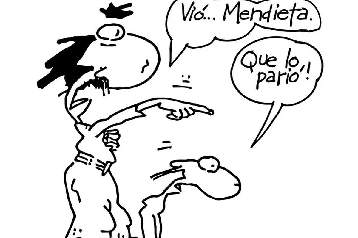 Una de sus frases más reconocidas. Una de sus frases más reconocidas.