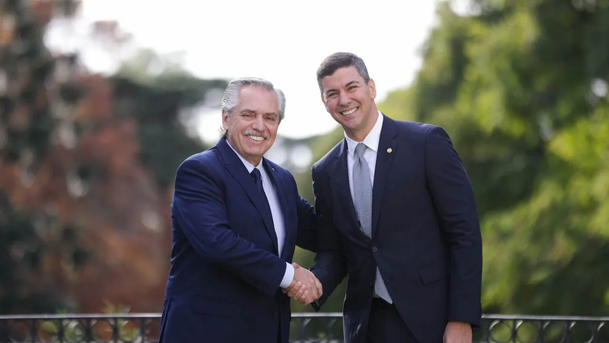 "En Nueva York hubo una reunión de Peña con el presidente argentino, Alberto Fernández", dijo Alliana. "En Nueva York hubo una reunión de Peña con el presidente argentino, Alberto Fernández", dijo Alliana.