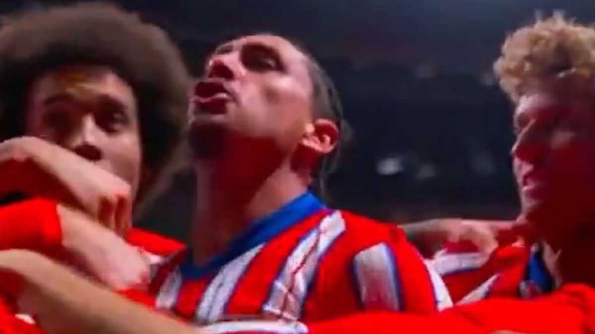 JosemaGiménez lanzó un provocador festejo en la victoria del Atlético de Madrid,dirigido por Diego Simeone, frente al Sevilla 4-3: “A ch…”.&nbsp;