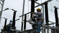 Trabajando en líneas de alta tensión de Transener. Trabajando en líneas de alta tensión de Transener.